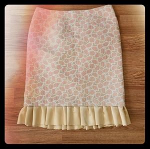 Merona skirt+chelsea sweater reserved